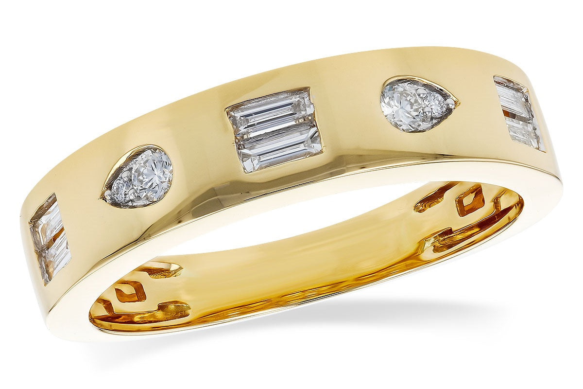 14kt Yellow Gold Multi-Diamond Band