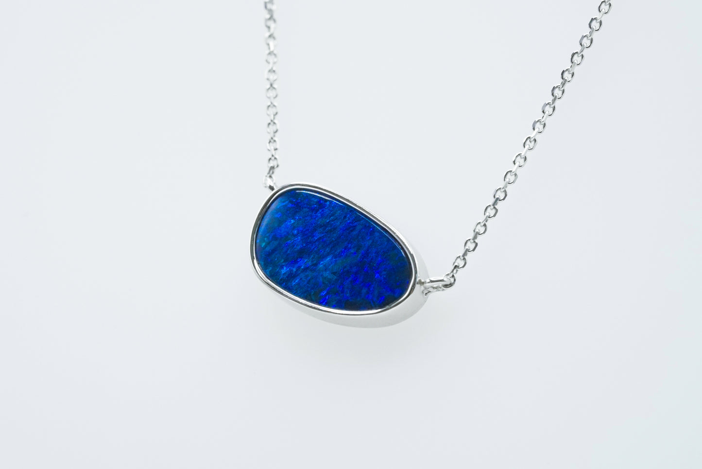 AUSTRALIAN OPAL DOUBLET NECKLACE